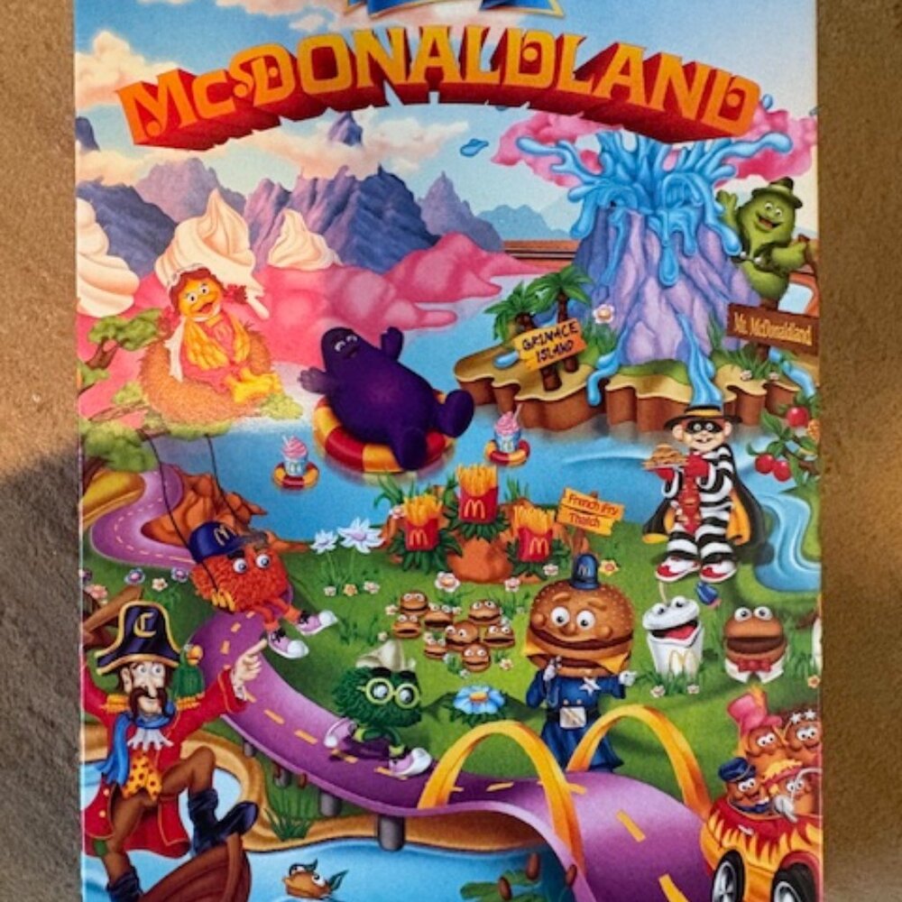 NIB Sealed McDonalds 2025 McDonaldLand Adult Happy Meal Collectible Grimace Tin